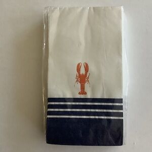 Lobster 3-Ply Guest Towels 40 Count New